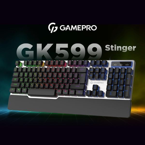 Клавіатура дротова GamePro GK599 (GK599) - купити в Україні за низькою ціною в інтернет-магазині "Rincom"