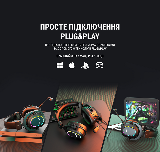 Гарнітура Fifine RGB H6P (H6P)