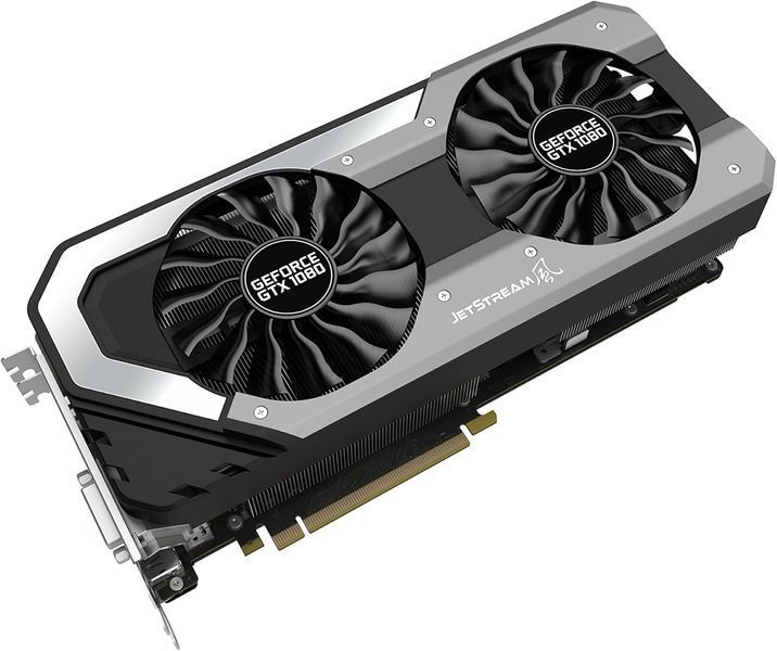 Відеокарта Palit GeForce GTX 1080 JetStream 8GB GDDR5X (NEB1080015P2-1040J) - купити в Україні за низькою ціною в інтернет-магазині "Rincom"