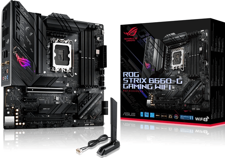 Материнська плата Asus ROG STRIX B660-G Gaming Wi-Fi (s1700, Intel B660, MicroATX) (rog strix b660-g gaming wifi) - купити в Україні за низькою ціною в інтернет-магазині "Rincom"