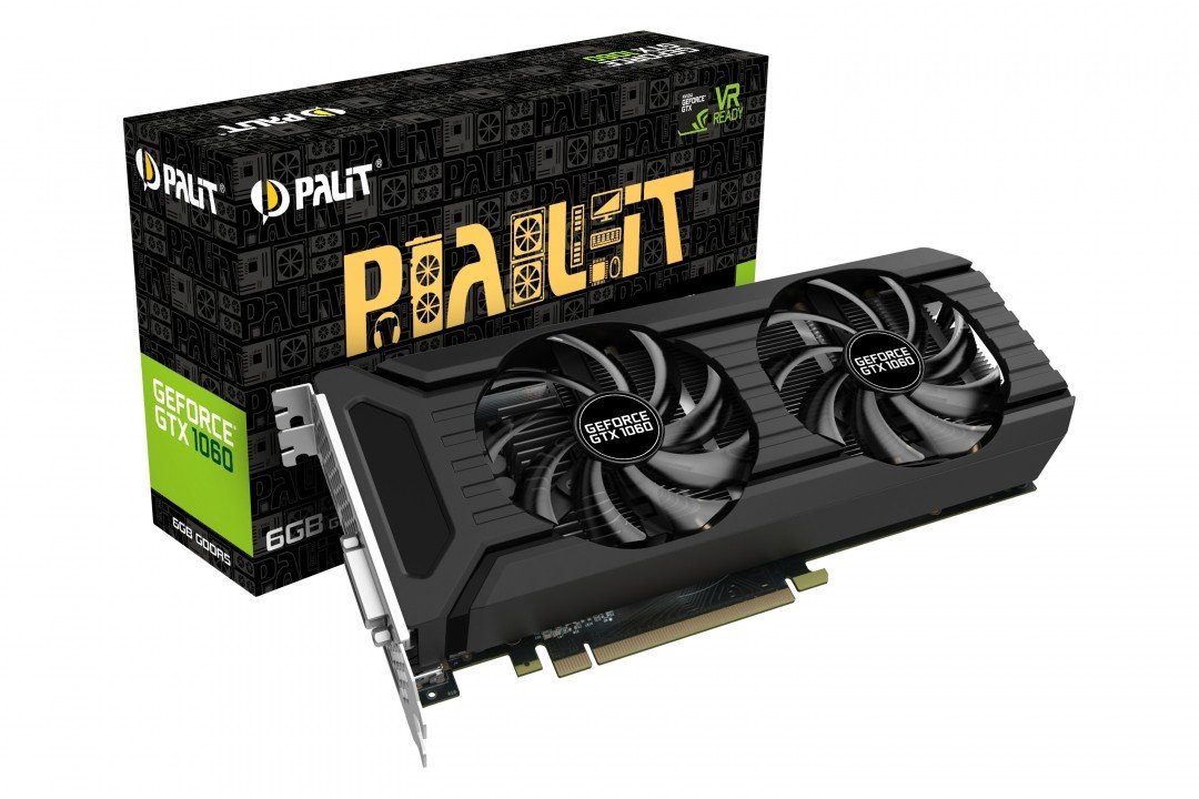 Відеокарта Palit GeForce GTX 1060 Dual 6GB GDDR5 (NE51060015J9-1061F) б/в